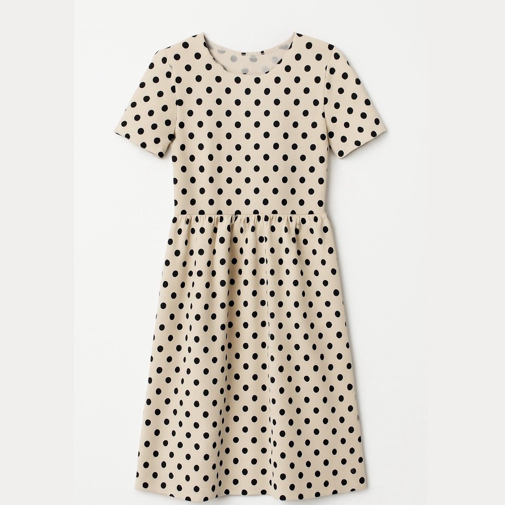 Lularoe Amelia dress white polka dot